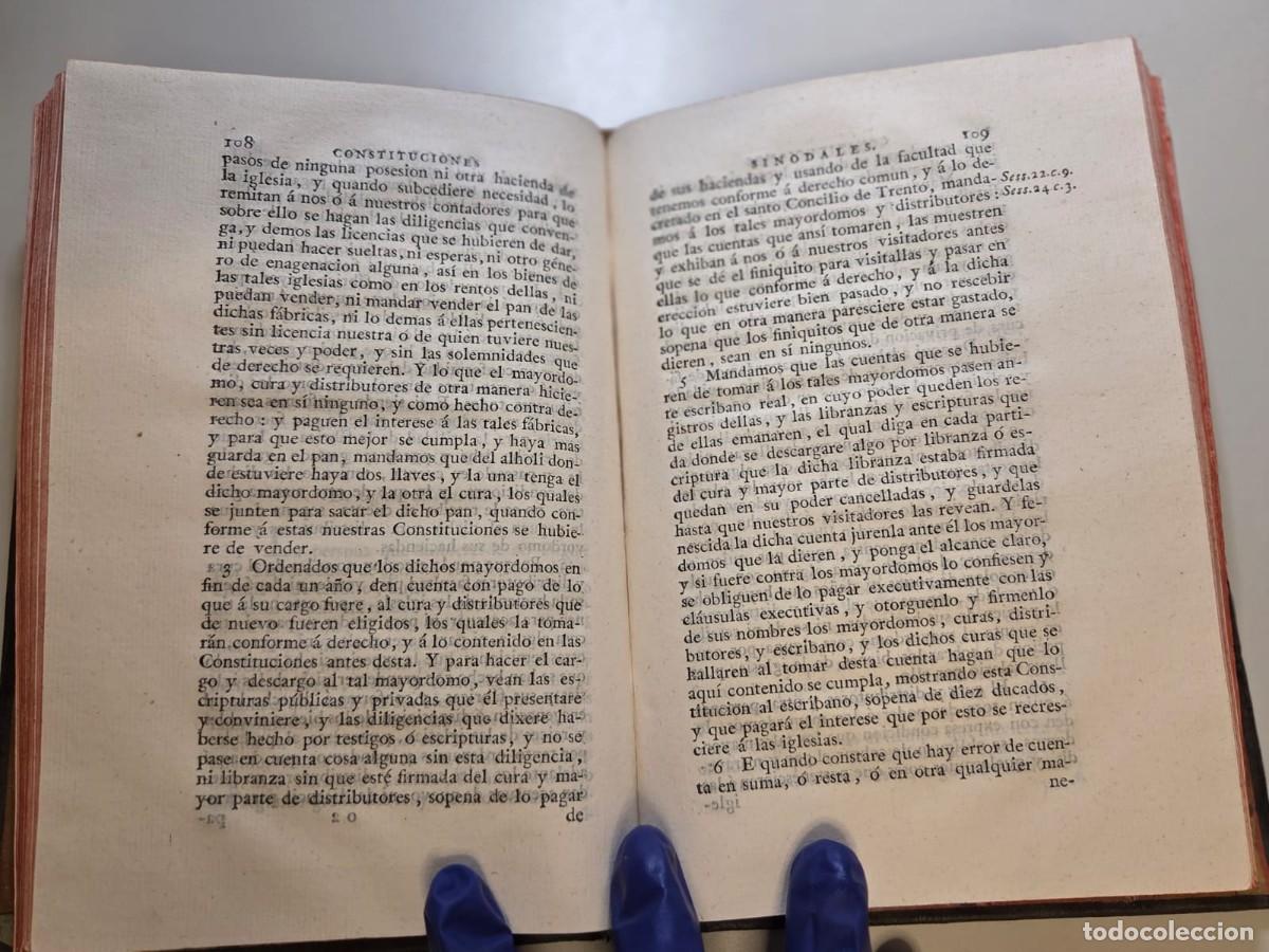 Libros de segunda mano: CONSTITUCIONES SINODALES DEL ARZOBISPADO DE GRANADA 1805 EDICI&Oacute;N SEGUNDA - Foto 6