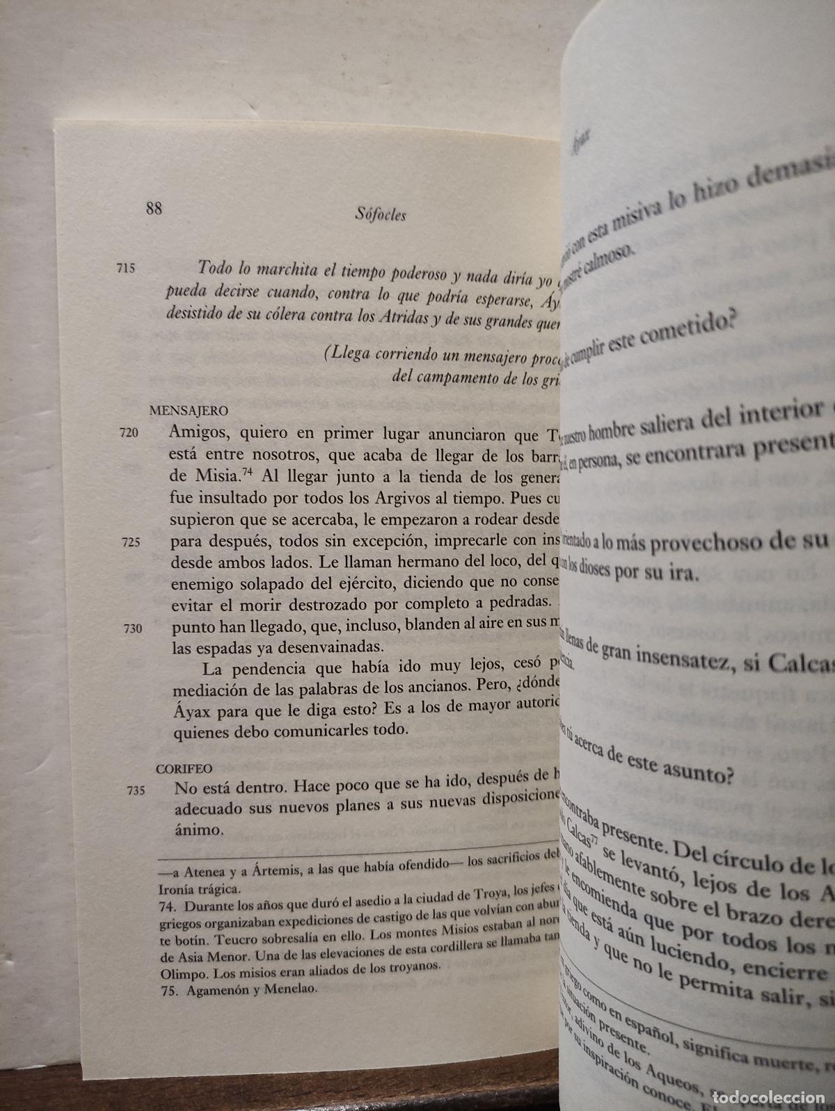 Libros de segunda mano: AYAX - SOFOCLES - Gredos - Foto 3