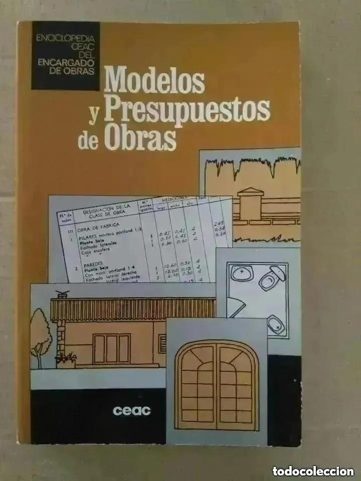 Libros de segunda mano: MODELOS Y PRESUPUESTOS DE OBRAS. CEAC - Foto 1