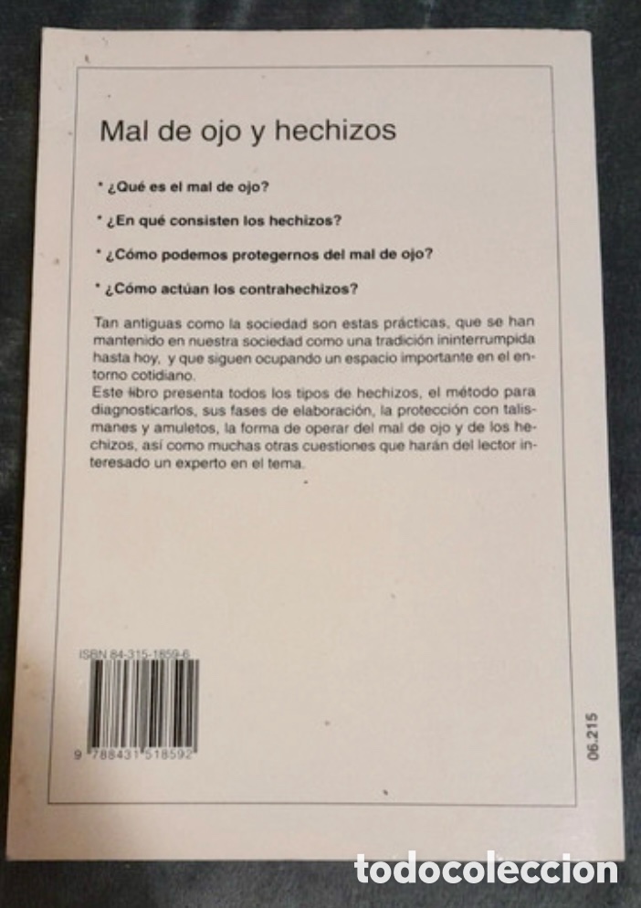 Libros de segunda mano: LIBRO &ldquo; MAL DE OJO Y HECHIZOS &ldquo; - Foto 2