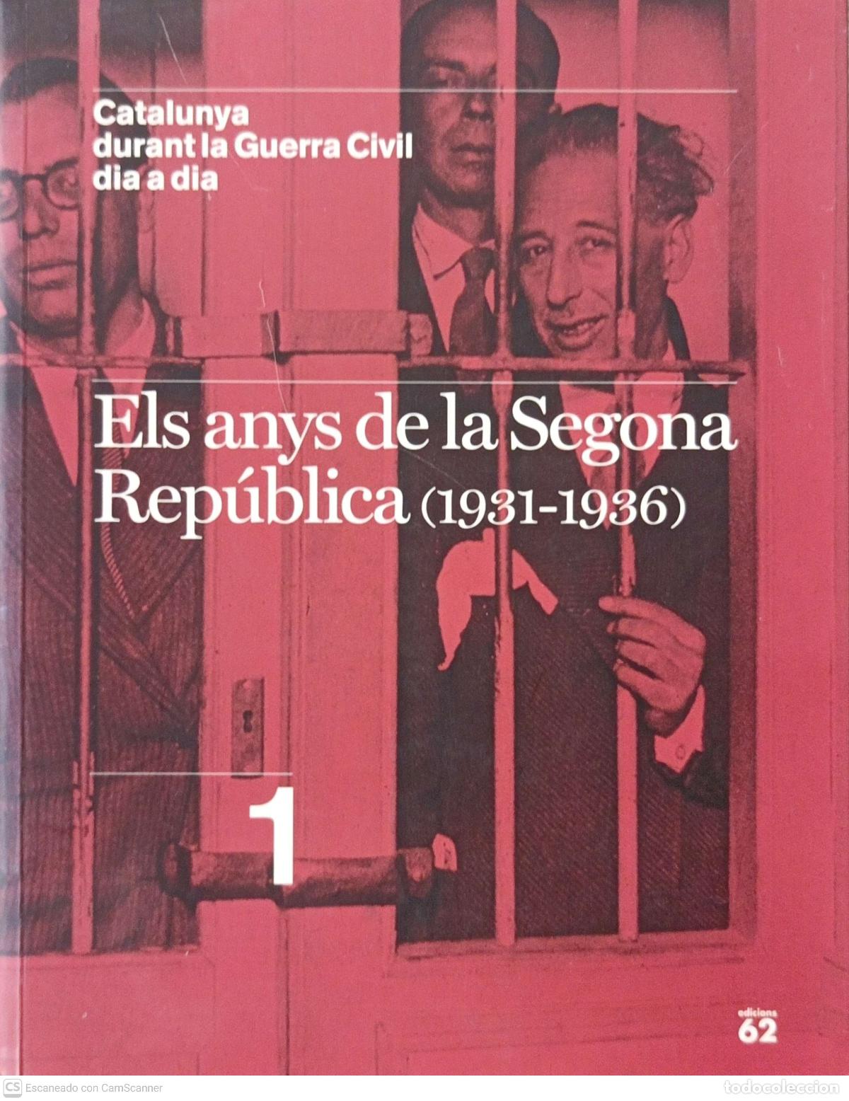 Libros de segunda mano: Els anys de la segona rep&uacute;blica (1931-1936) - Foto 1