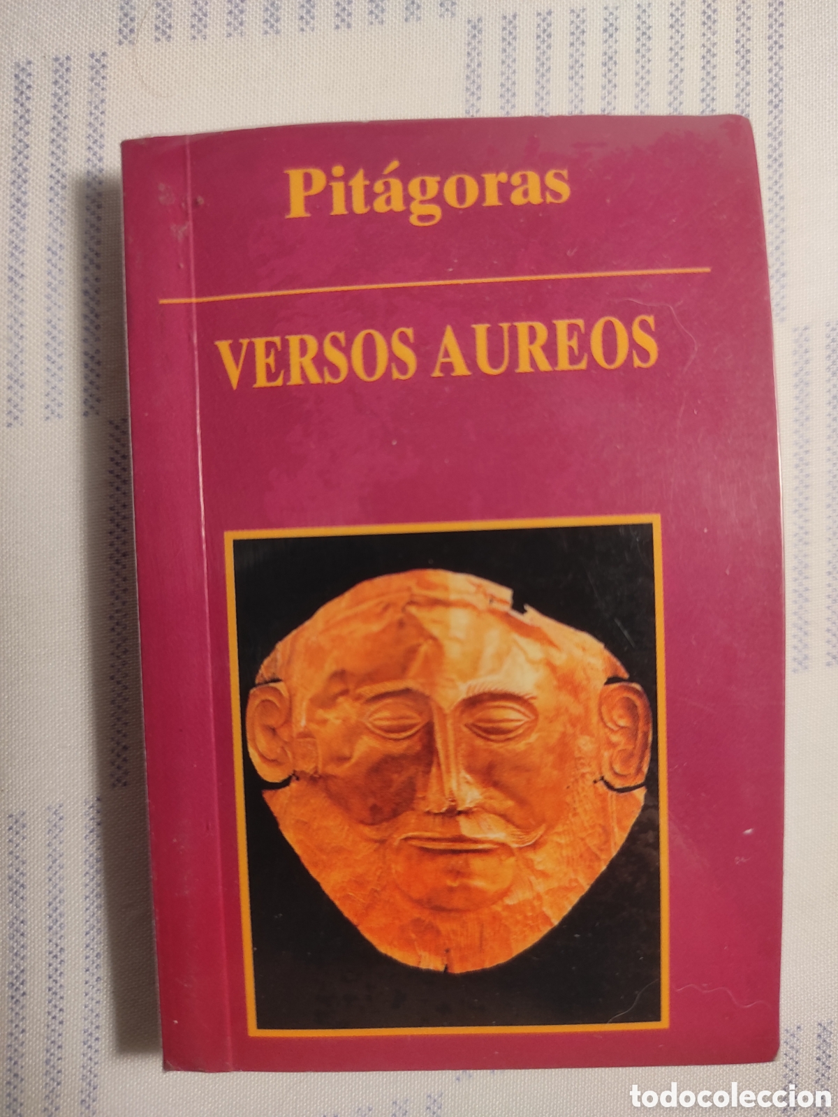 Libros de segunda mano: Versos A&uacute;reos, Pit&aacute;goras, minilibro, ed. Simbad - Foto 1