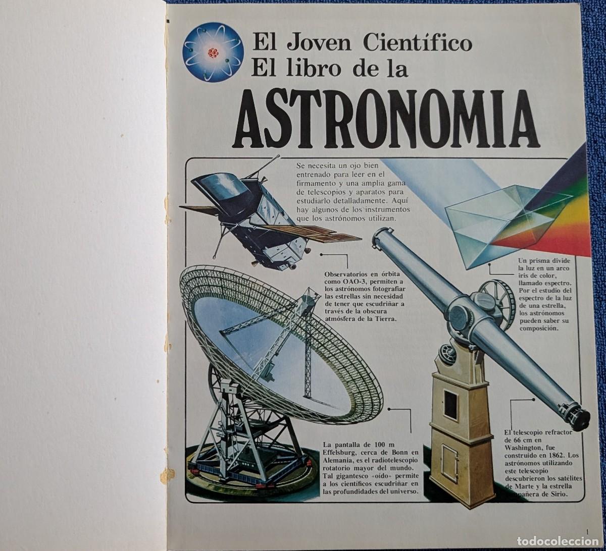 Libros de segunda mano: El libro de la Astronom&iacute;a - El joven cient&iacute;fico - PLESA - Ediciones SM (1978) - Foto 2