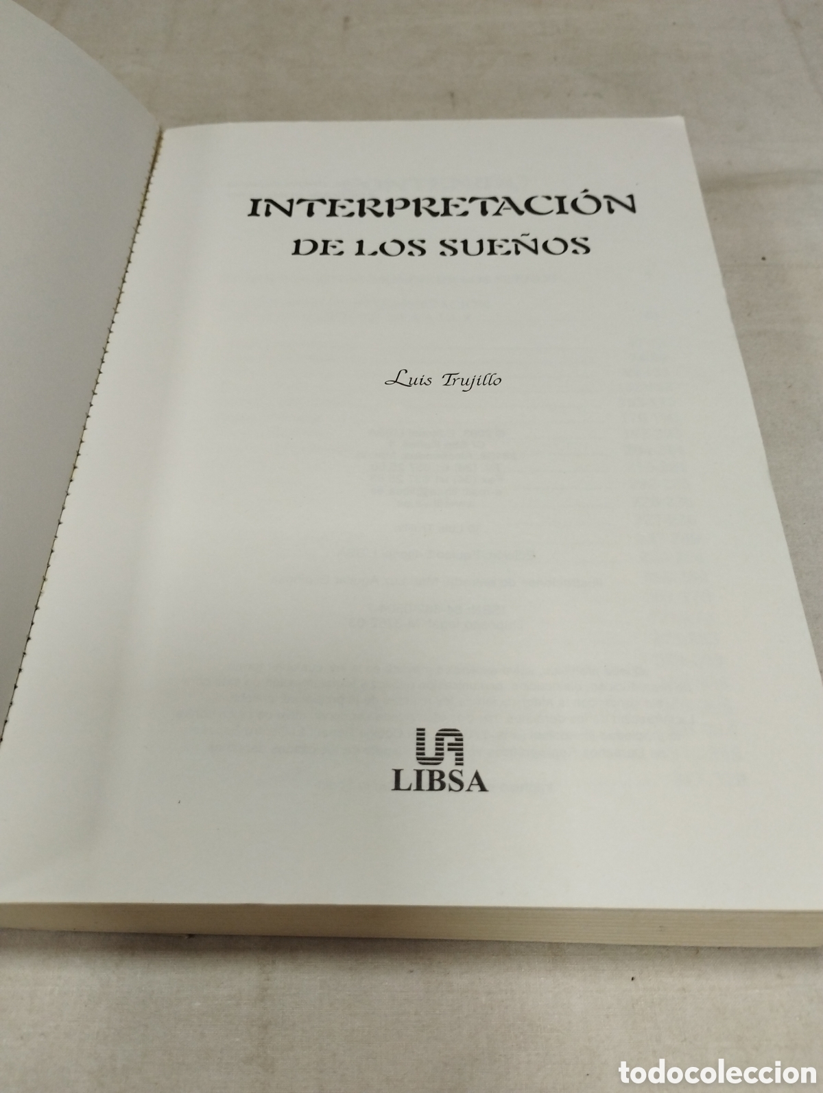 Libros de segunda mano: Interpretaci&oacute;n de los sue&ntilde;os. Luis Trujillo, 2003 - Foto 2