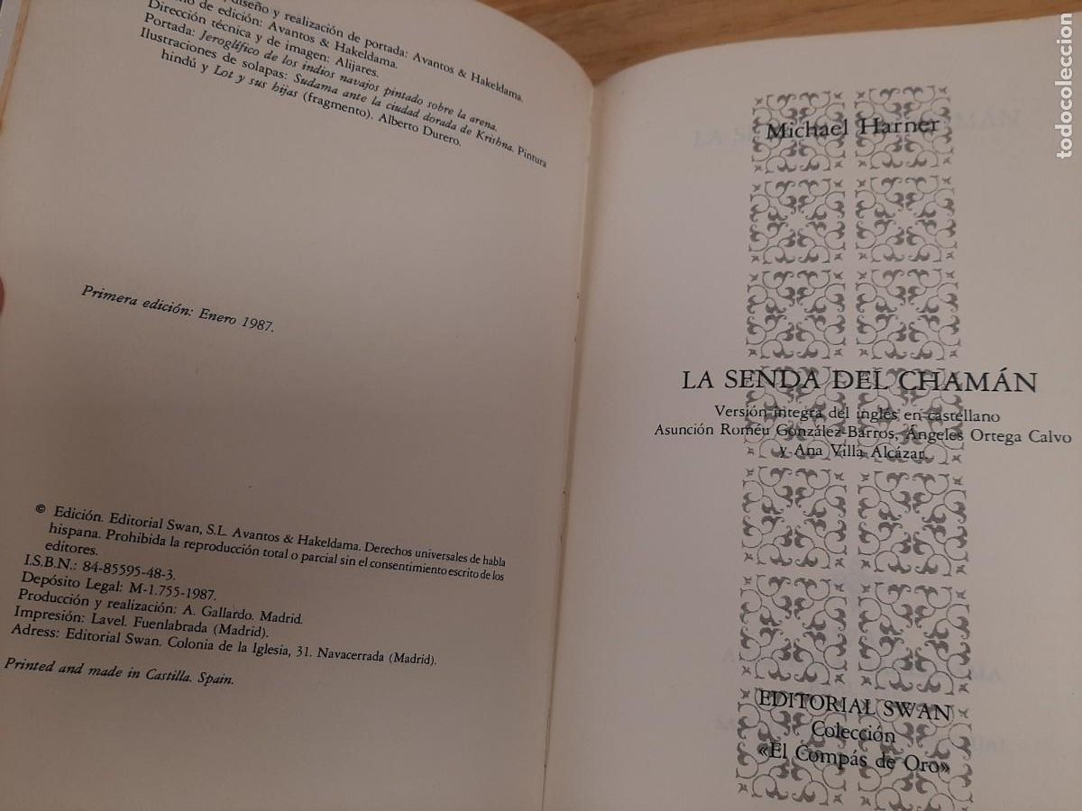 Libros de segunda mano: La senda del cham&aacute;n - Michael Harner - Swan, 1987 - Foto 5