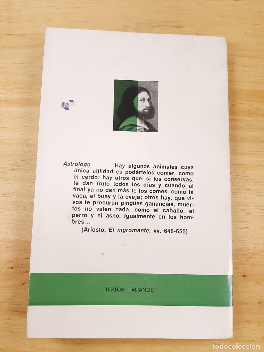 Libros de segunda mano: El nigromante - Ariosto - Biling&uuml;e - Bosch, 1976 - Foto 3
