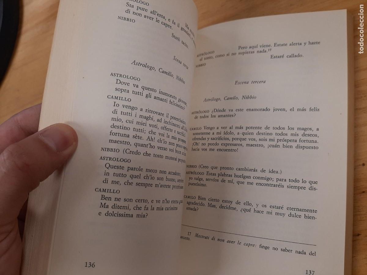 Libros de segunda mano: El nigromante - Ariosto - Biling&uuml;e - Bosch, 1976 - Foto 6