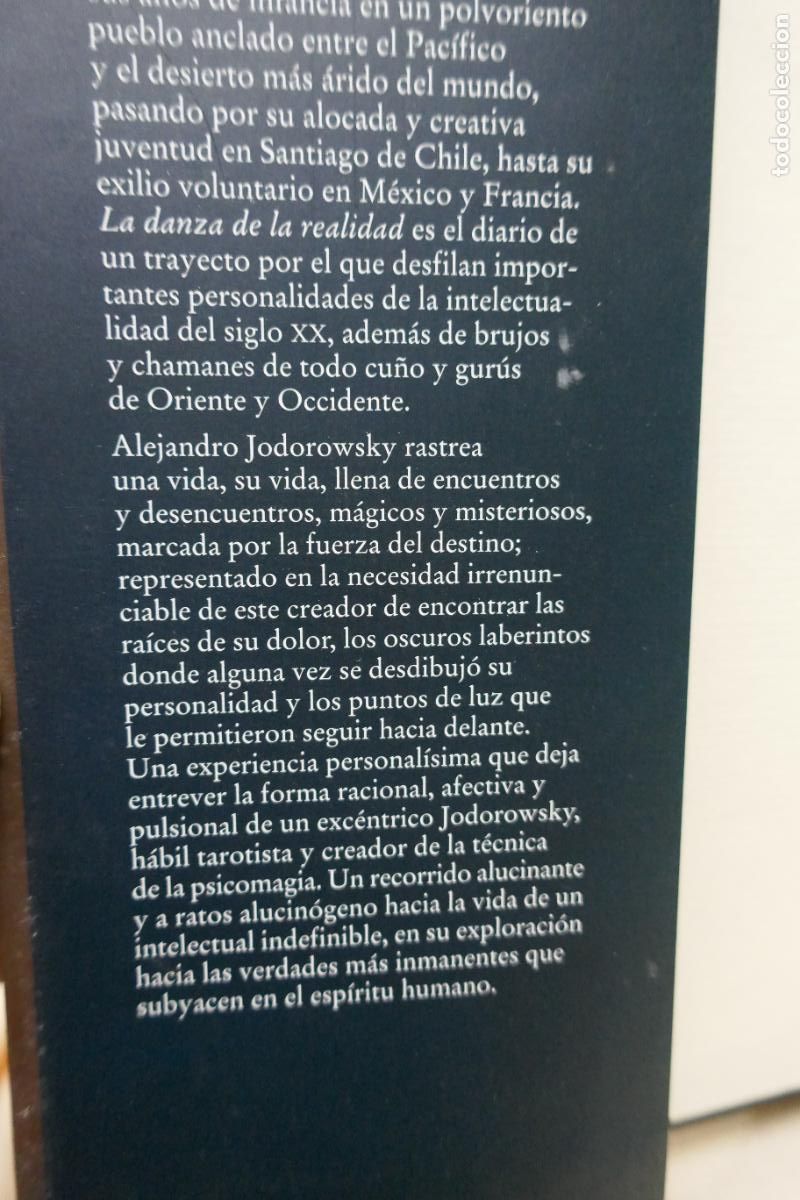 Libros de segunda mano: LA DANZA DE LA REALIDAD / ALEJANDRO JODOROWSKY / CIRCULO LECTORES - Foto 5