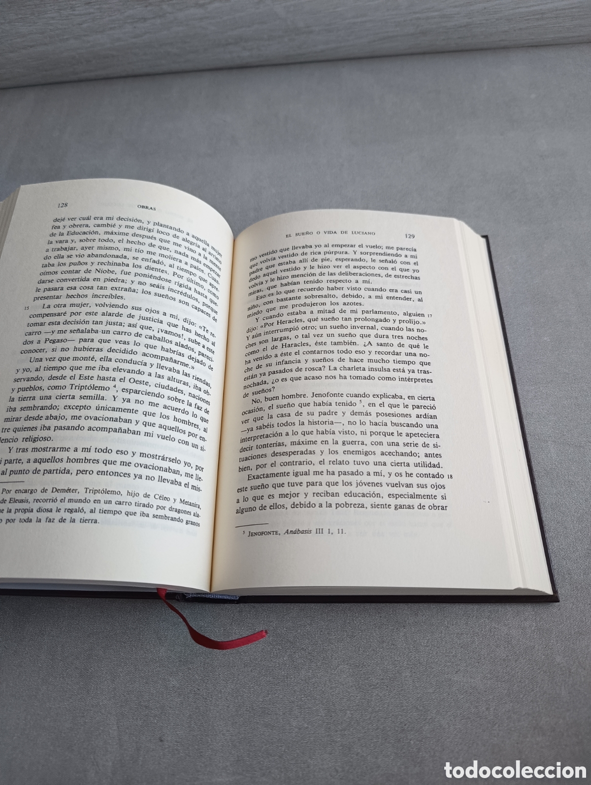 Libros de segunda mano: LUCIANO DE SAM&Oacute;SATA - OBRAS II - BIBLIOTECA GREDOS. RBA - Foto 6