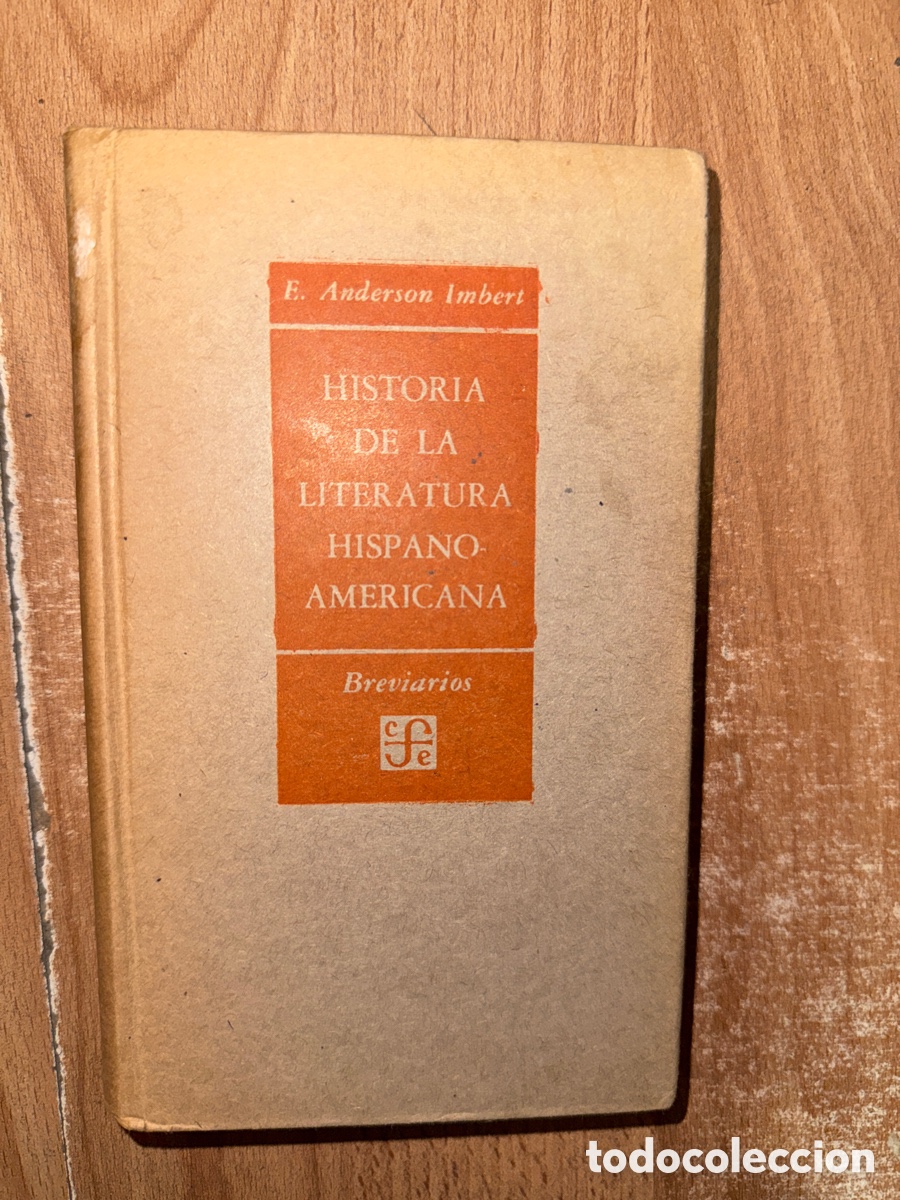 Libri di seconda mano: IMBERT, Enrique Anderson. Historia de la literatura hispanoamericana