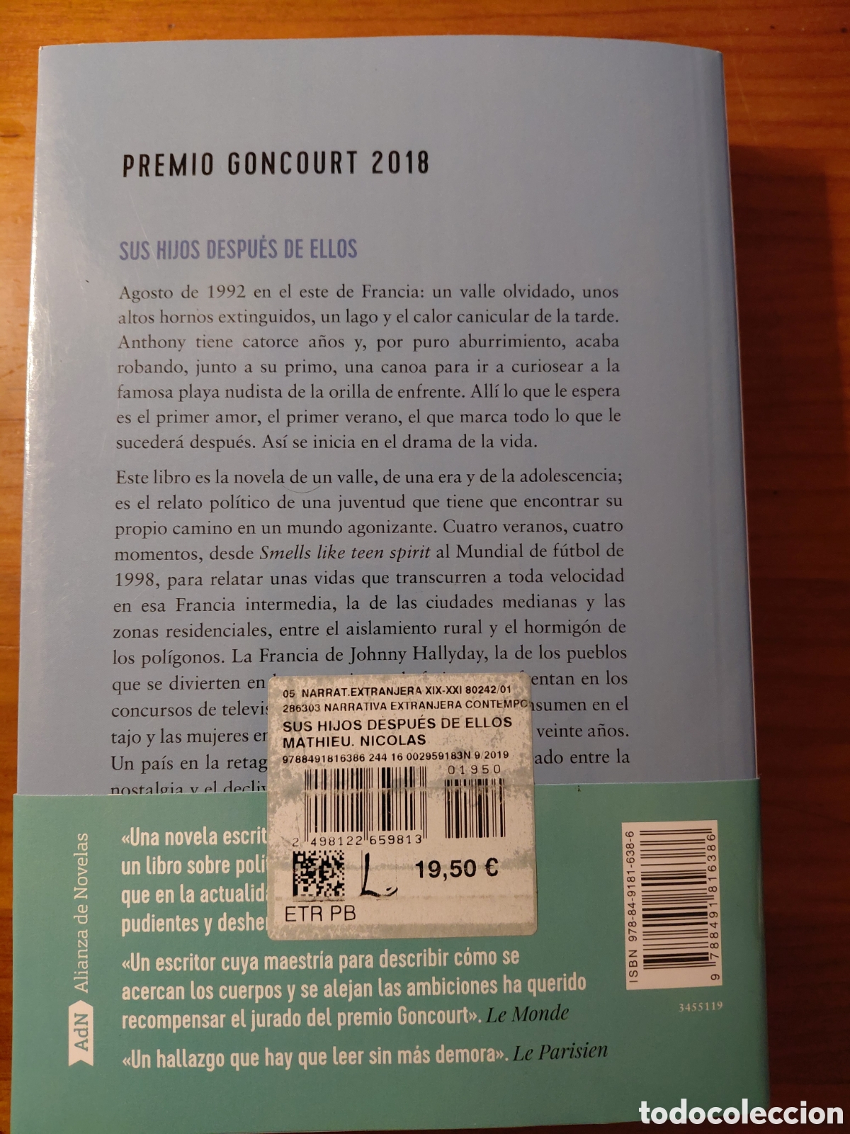 Libros de segunda mano: Sus hijos despu&eacute;s de ellos, Nicolas Mathieu - Foto 2
