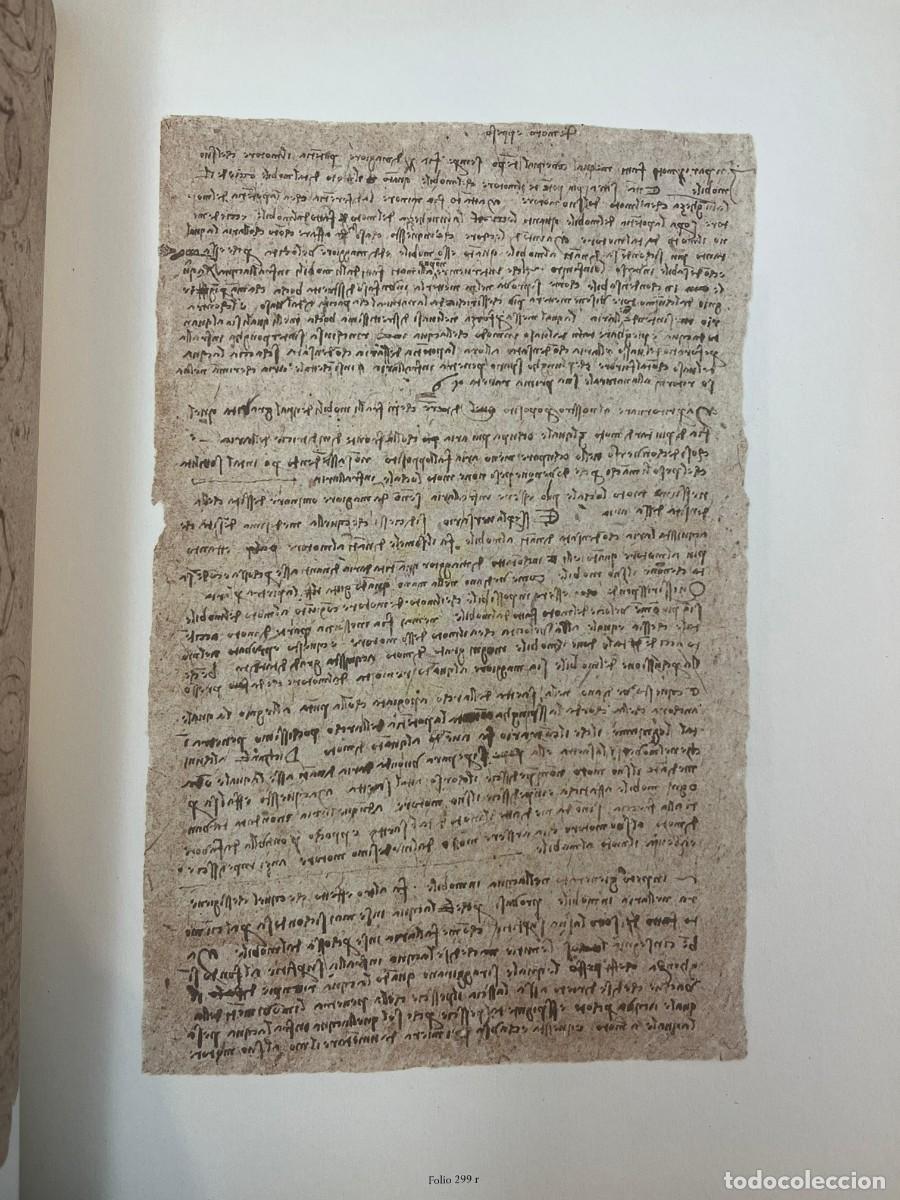 Libros de segunda mano: Leonardo Da Vinci, El c&oacute;dice atl&aacute;ntico - Volumen 5, l&aacute;minas 266-325 - Ediciones Folio, 2007 - Foto 2
