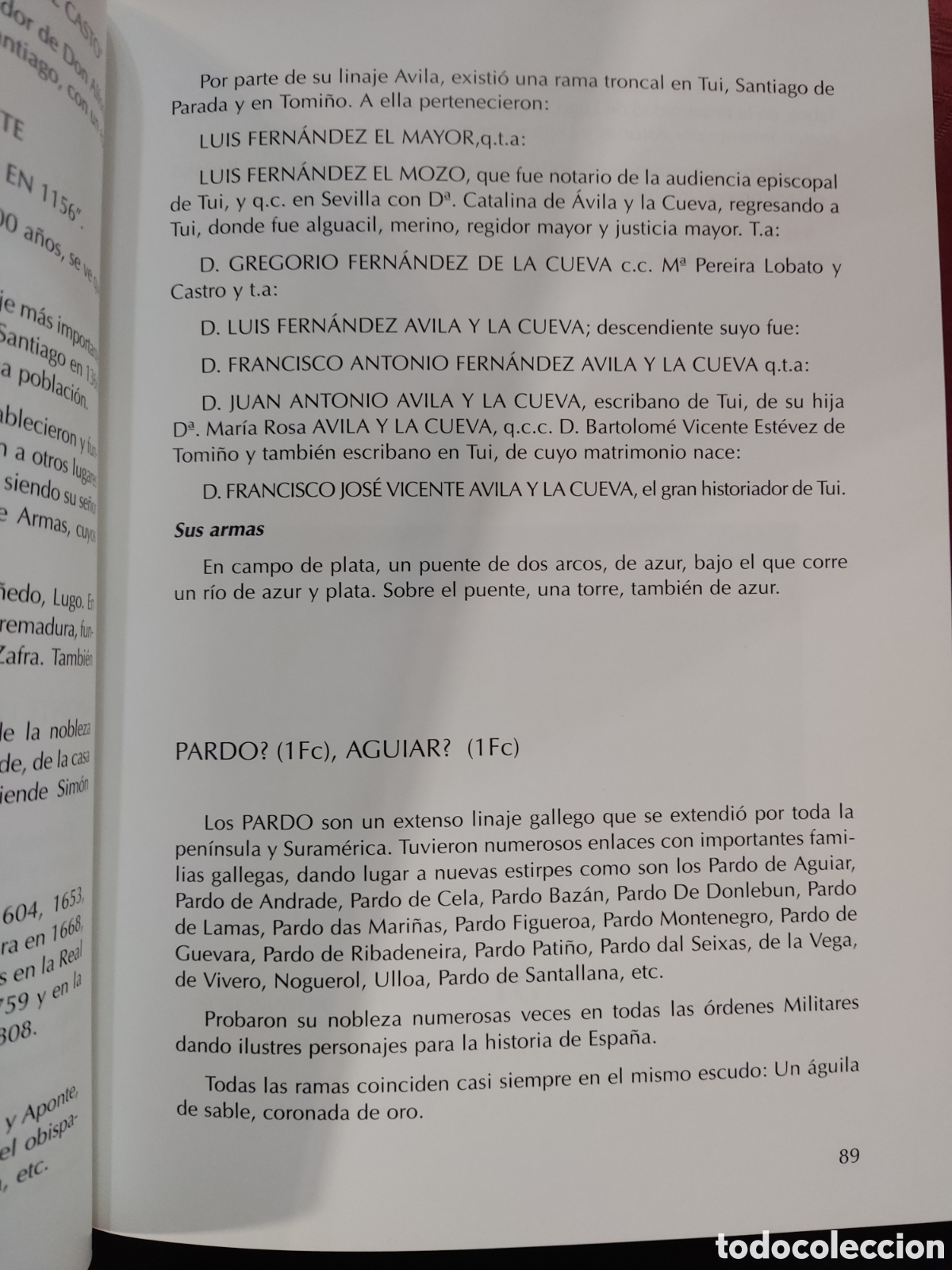 Libros de segunda mano: Blasones y linajes Tudenses - Foto 8