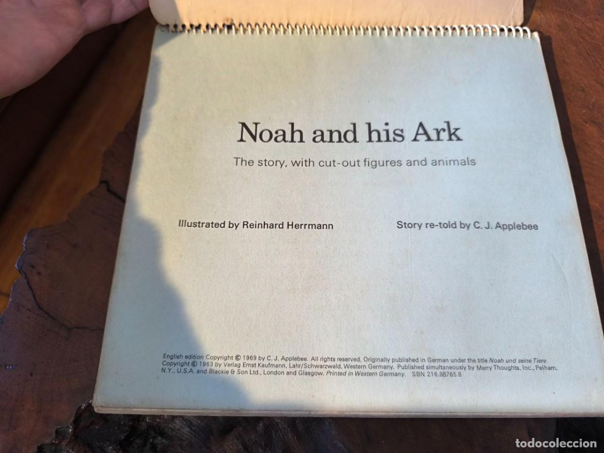 Libros de segunda mano: NOAH AND HIS ARK 1969 LIBRO EN INGLES ANIMALES RECORTABLES - Foto 3
