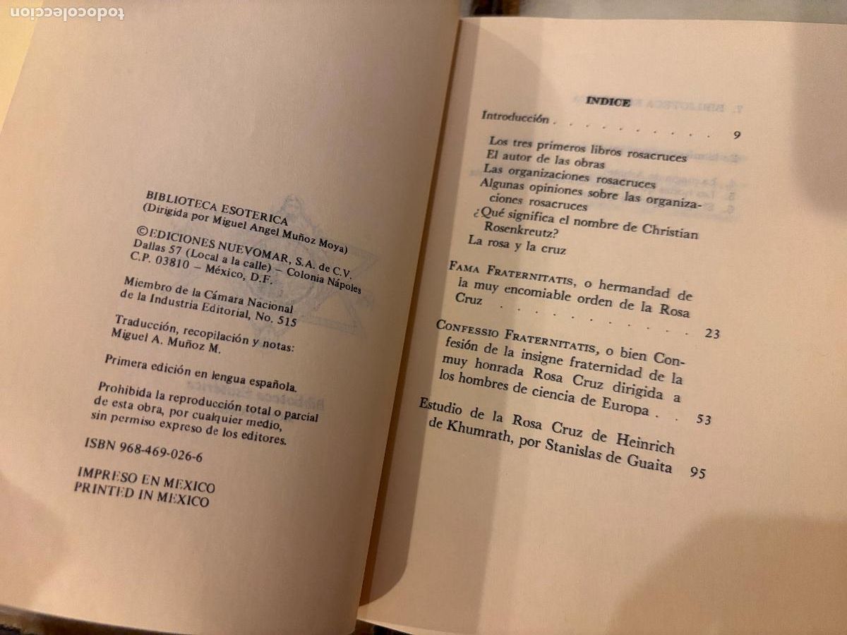 Libros de segunda mano: Fama Fraternitatis. Confessio. - Foto 3