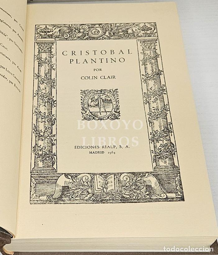 Libros de segunda mano: CLAIR, Colin. Cristobal Plantino - Foto 2