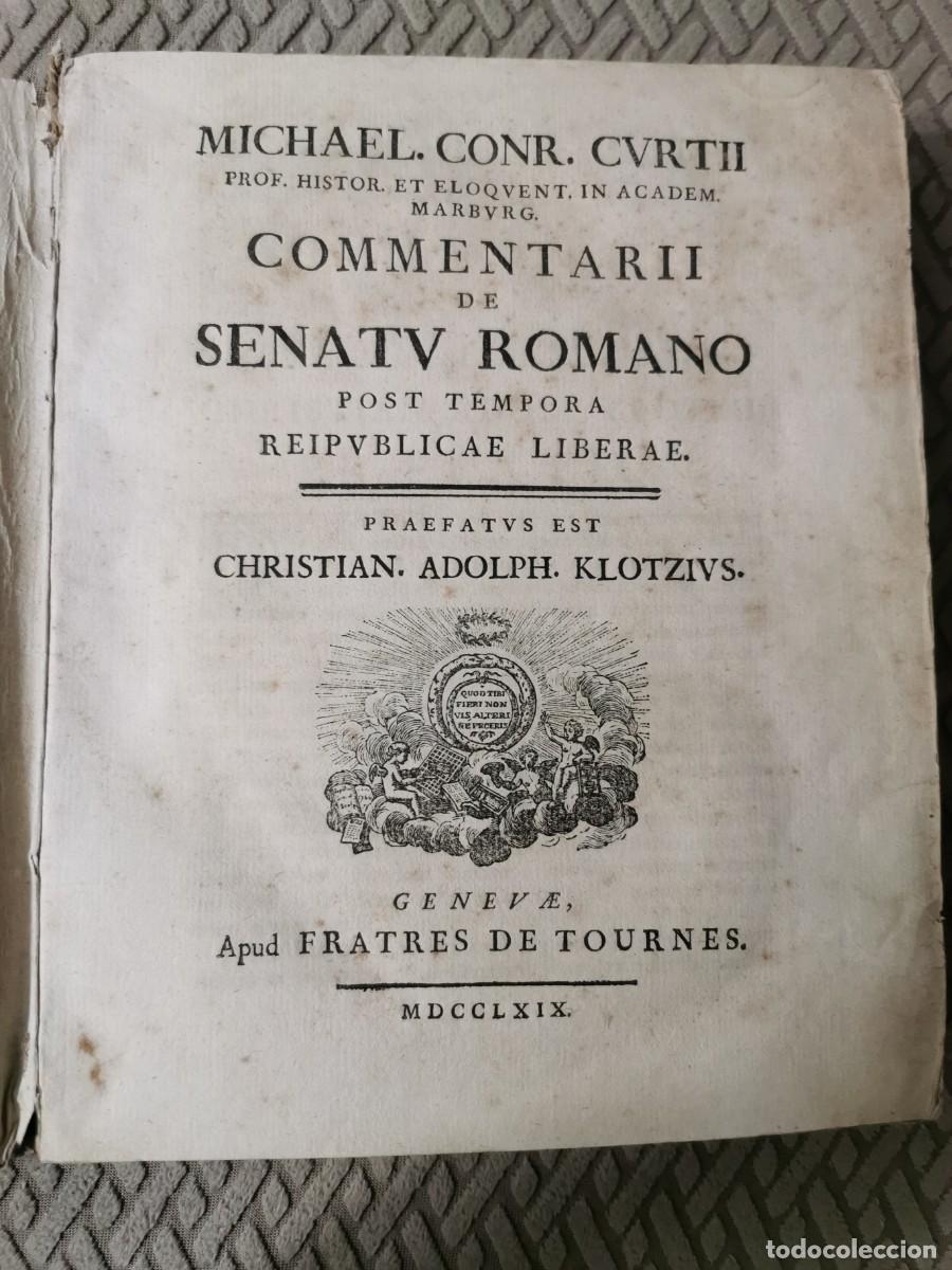 Libros de segunda mano: RARO LIBRO. MICHAEL. CONR. CURTII - Foto 1