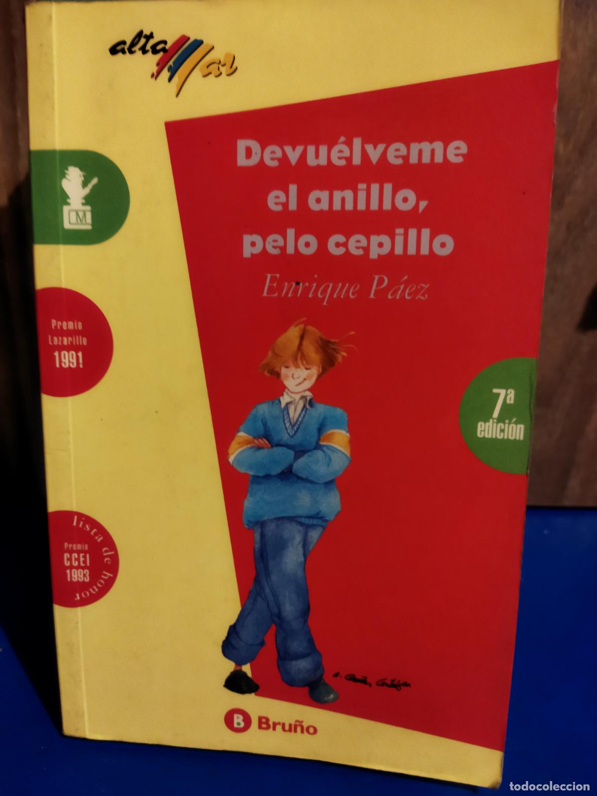 Libros de segunda mano: Devu&eacute;lveme el anillo pelo cepillo - Foto 1
