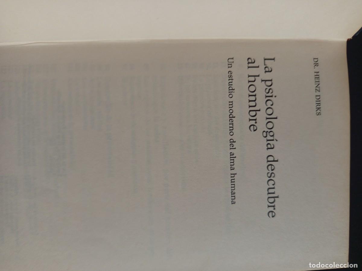 Libros de segunda mano: LA PSICOLOG&Iacute;A, DE H. DIRKS, C&Iacute;RCULO DE LECTORES - Foto 3