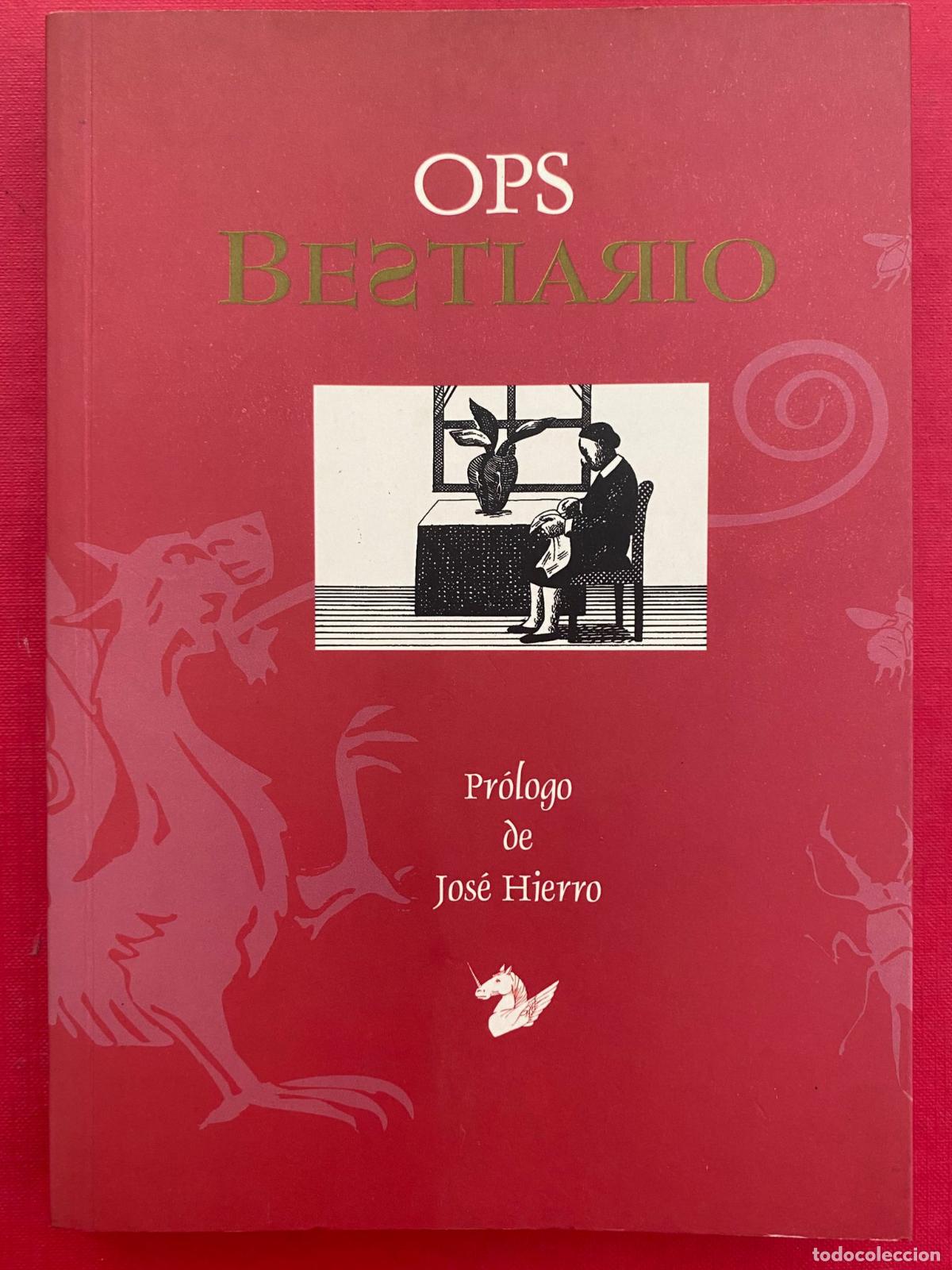 Libros de segunda mano: Bestiario. Ops. Pr&oacute;logo Jos&eacute; Hierro - Foto 1