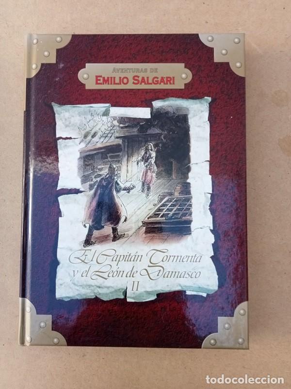 Libros de segunda mano: aventuras de emilio salgari el capitan tormenta y el leon de damasco parte 2 - Foto 1