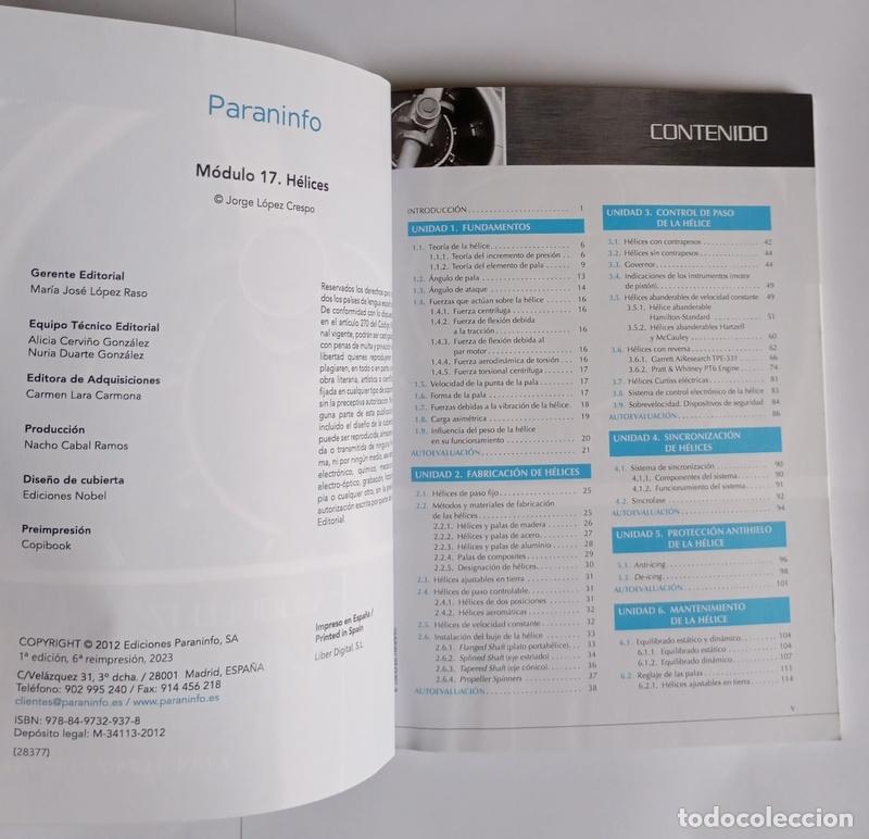 Libros de segunda mano: HELICES - JORGE LOPEZ CRESPO - EDITORIAL PARANINFO - Foto 3