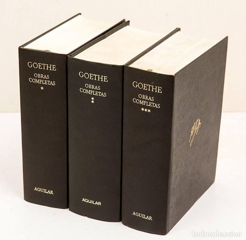 Libros de segunda mano: GOETHE - OBRAS COMPLETAS - AGUILAR - Foto 1