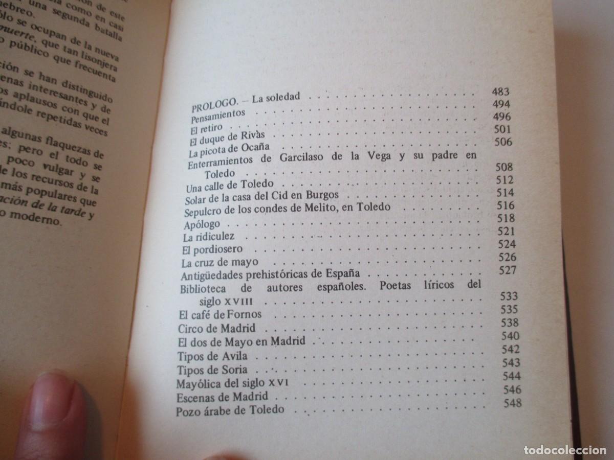 Libros de segunda mano: GUSTAVO ADOLFO BECQUER Obras de Becquer ( 2 tomos) W37308 - Foto 4
