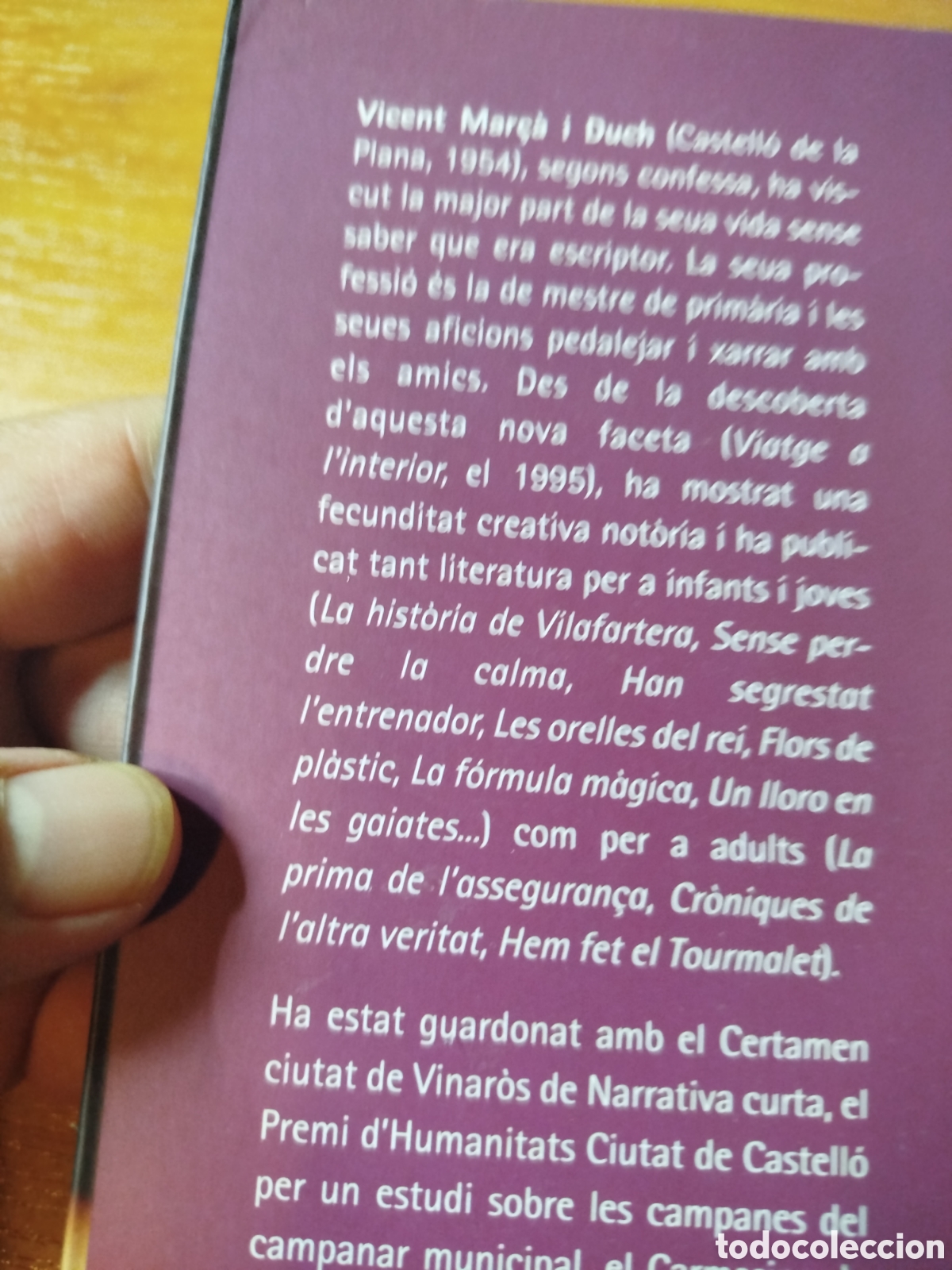 Libros de segunda mano: Tornar&eacute;. Vicent marca. Duch. Edelvives baula - Foto 4