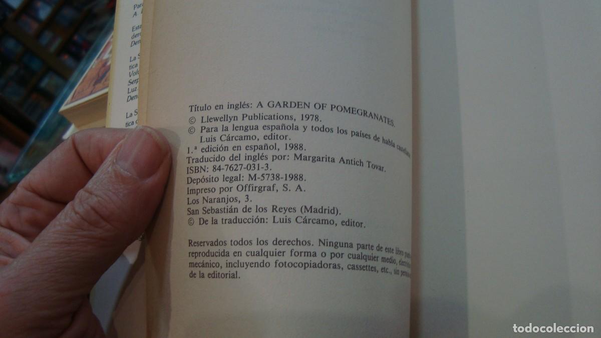 Libros de segunda mano: REGARDIE, Israel.- - Un jard&iacute;n de granadas. - Foto 3