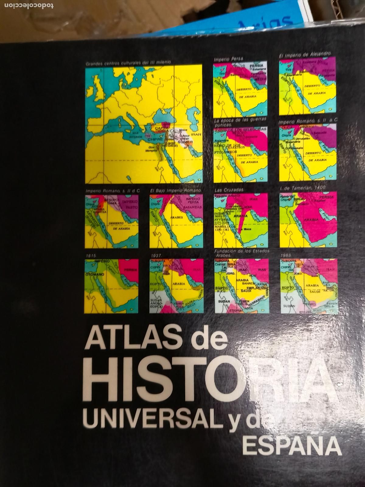 Libros de segunda mano: Atlas de historia universal y de Espa&ntilde;a - Foto 1