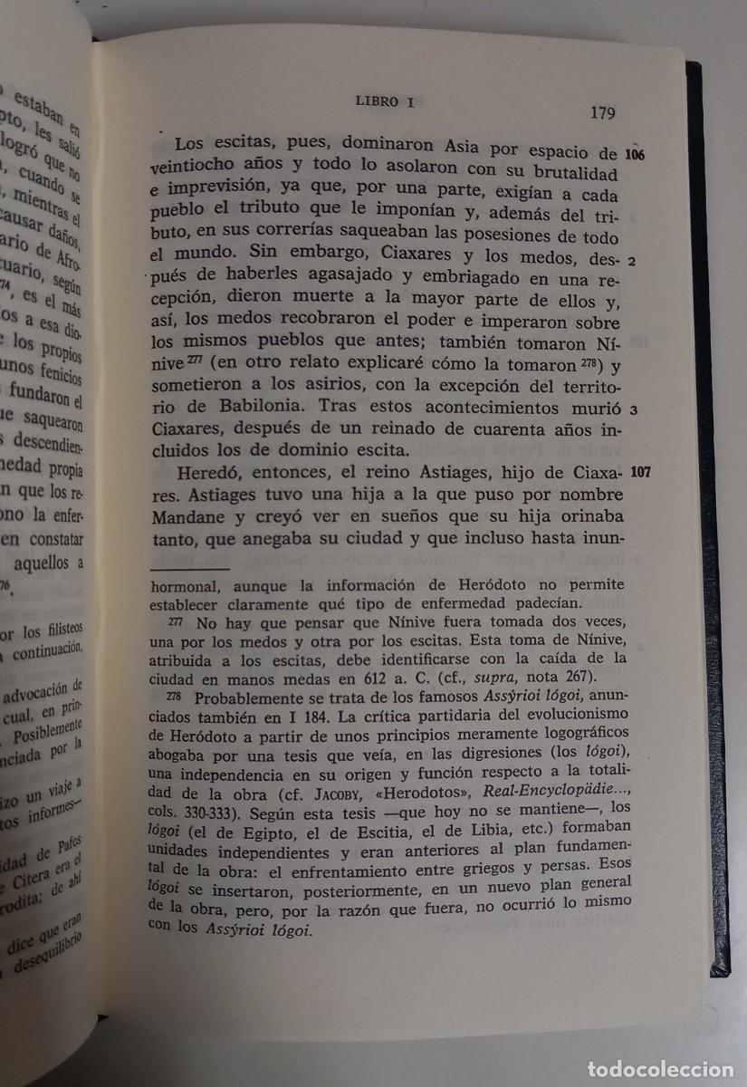 Libros de segunda mano: Historia. Libros I-II, de Her&oacute;doto - Foto 3