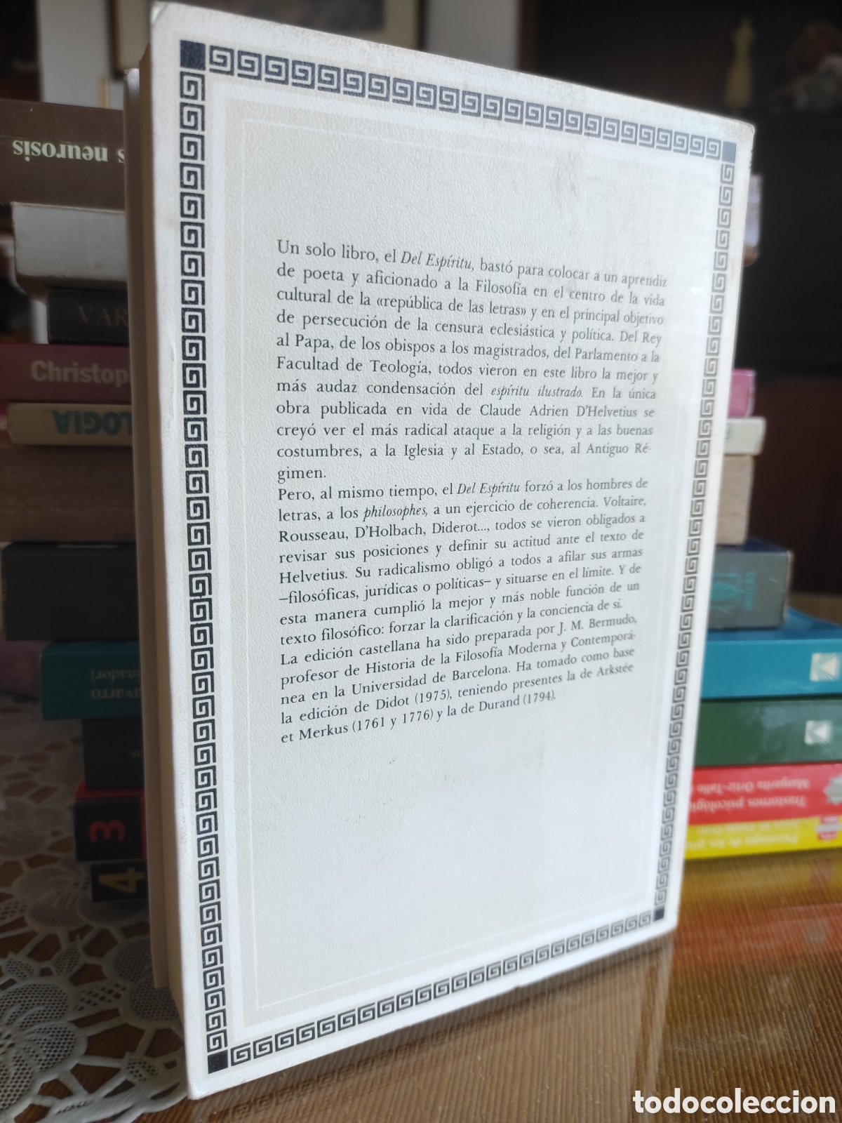 Libros de segunda mano: Del esp&iacute;ritu - C. A. d Helv&eacute;tius (Claude Adrien) - Foto 2