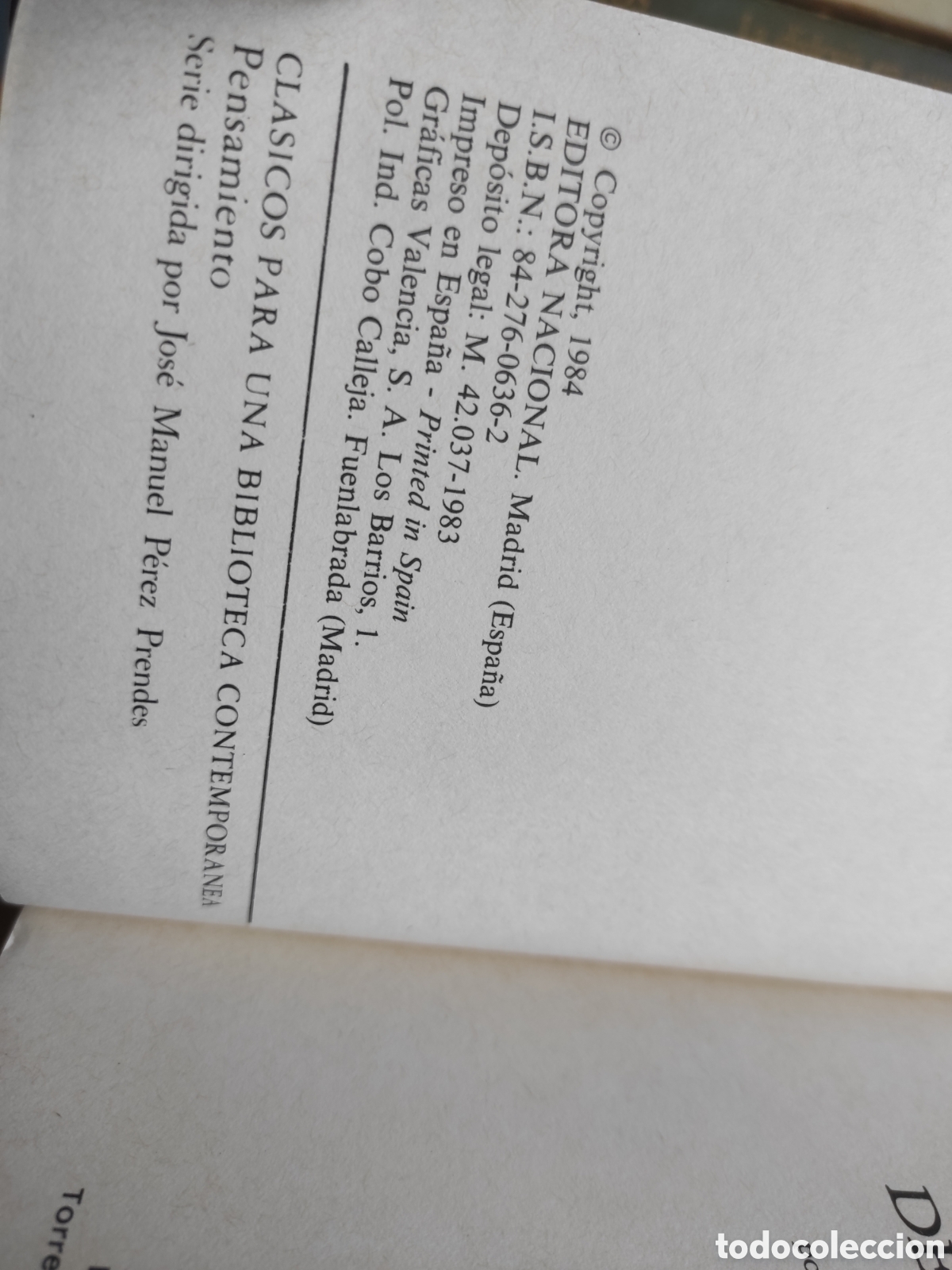 Libros de segunda mano: Del esp&iacute;ritu - C. A. d Helv&eacute;tius (Claude Adrien) - Foto 3
