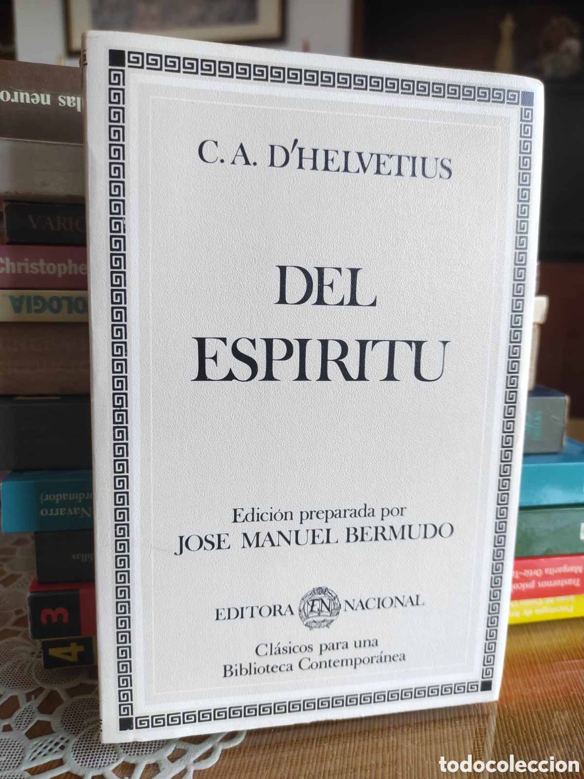 Libros de segunda mano: Del esp&iacute;ritu - C. A. d Helv&eacute;tius (Claude Adrien) - Foto 1
