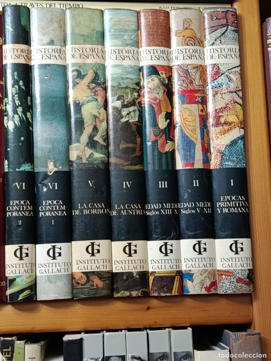 Libros de segunda mano: HISTORIA DE ESPA&Ntilde;A 7 TOMOS INSTITUTO GALLACH - Foto 1