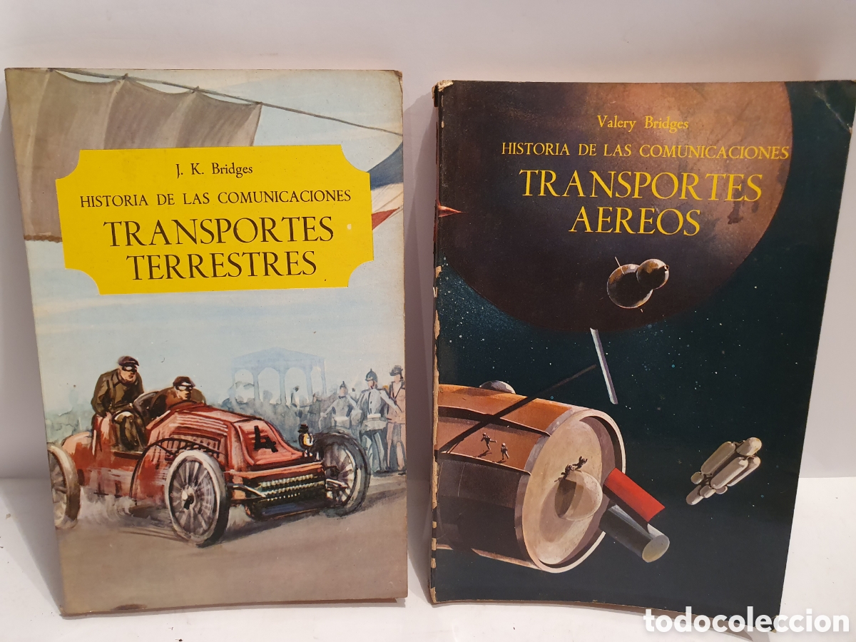 Libros de segunda mano: HISTORIA DE LAS COMUNICACIONES. SALVAT. A&Ntilde;OS 60. 2 EJEMPLARES. TERRESTRES, AEREOS.