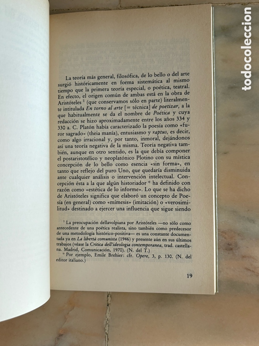 Libros de segunda mano: Historia del gusto. G. Della Volpe - Foto 4