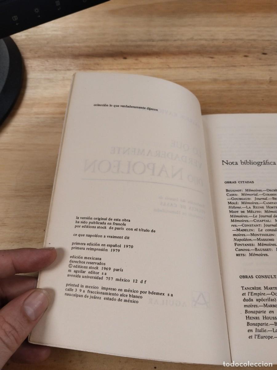Libros de segunda mano: Lo que Verdaderamente Dijo Napole&oacute;n - Patrick Ravignant - Foto 5