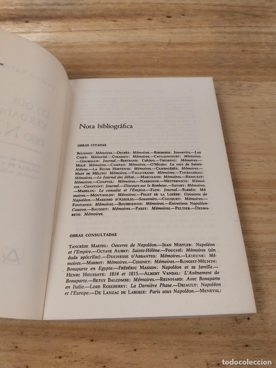 Libros de segunda mano: Lo que Verdaderamente Dijo Napole&oacute;n - Patrick Ravignant - Foto 6