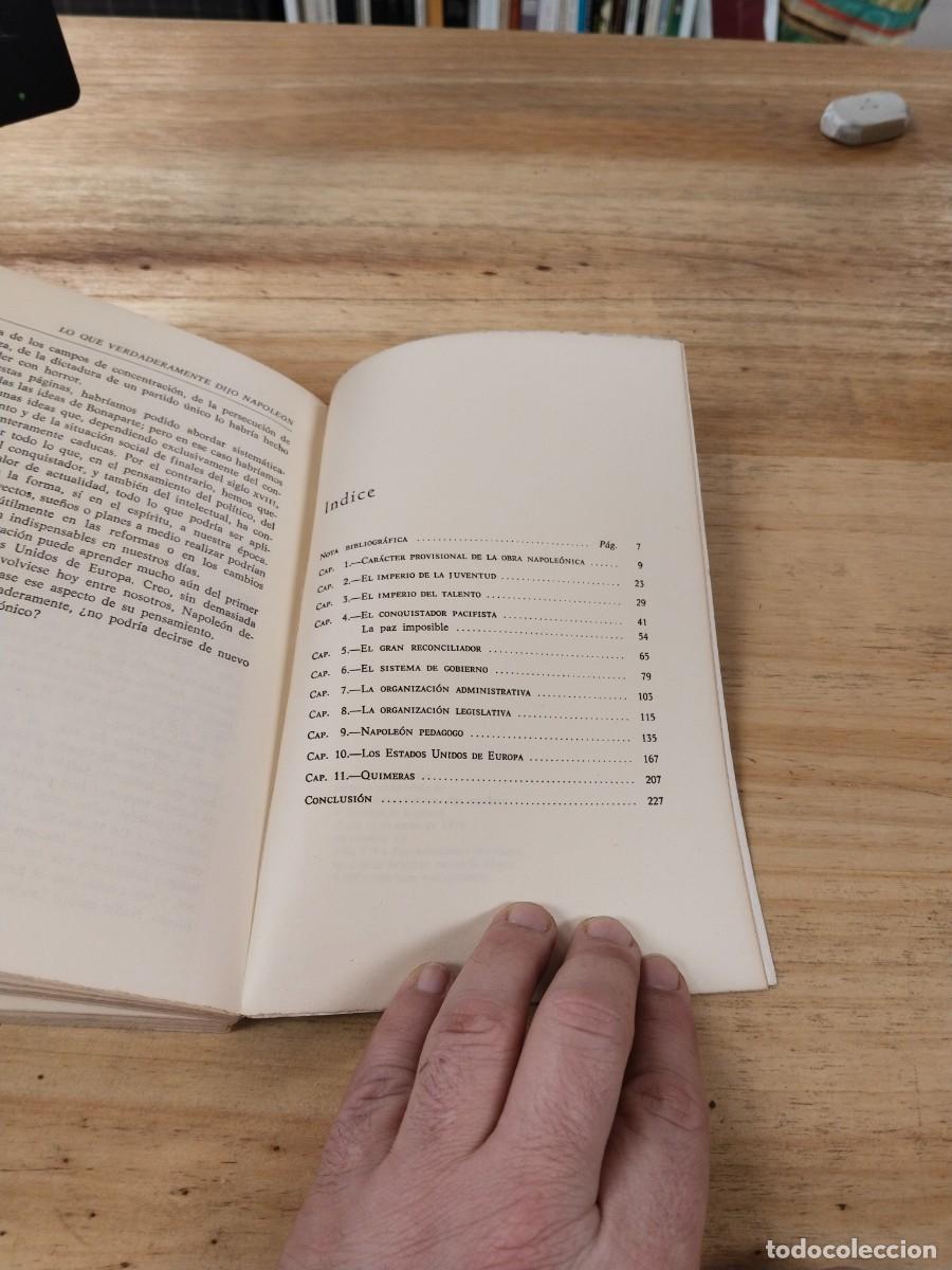 Libros de segunda mano: Lo que Verdaderamente Dijo Napole&oacute;n - Patrick Ravignant - Foto 10