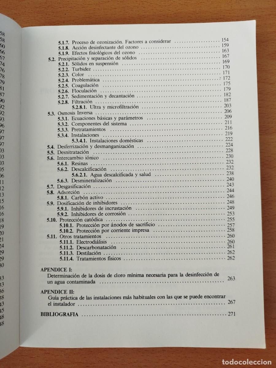 Libros de segunda mano: T&eacute;cnica de aguas. Problem&aacute;tica y tratamiento. Andr&eacute;s Aznar Carrasco - Foto 5
