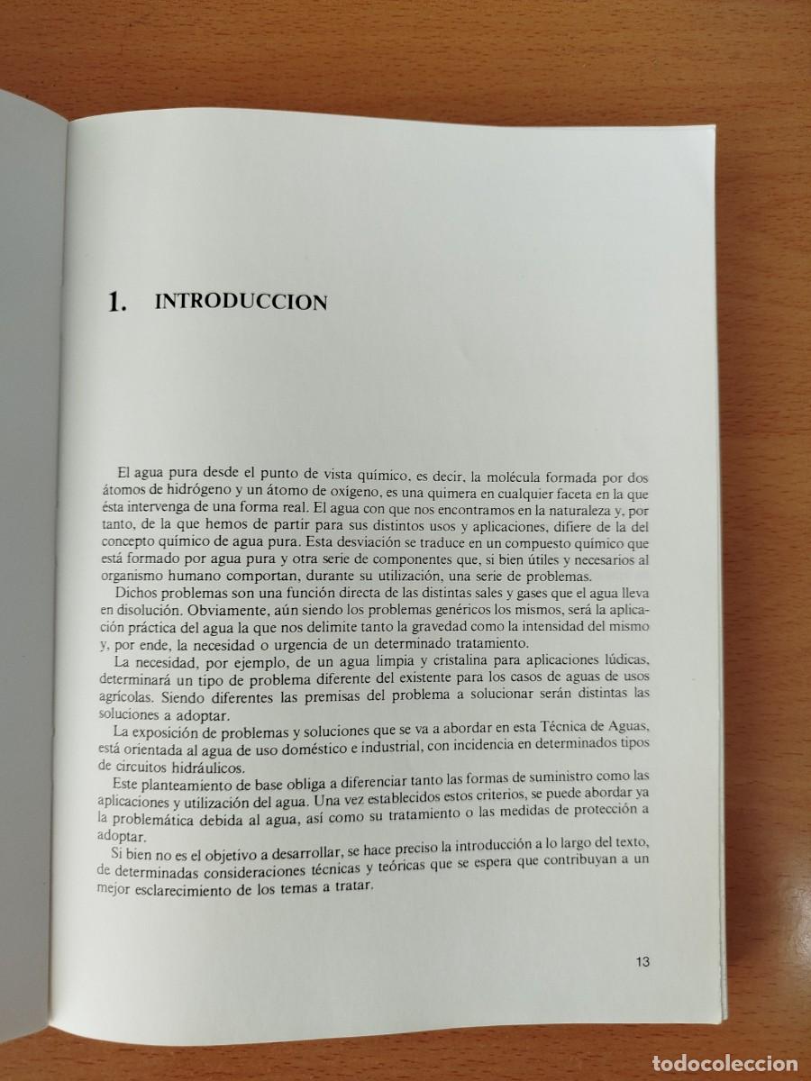 Libros de segunda mano: T&eacute;cnica de aguas. Problem&aacute;tica y tratamiento. Andr&eacute;s Aznar Carrasco - Foto 6