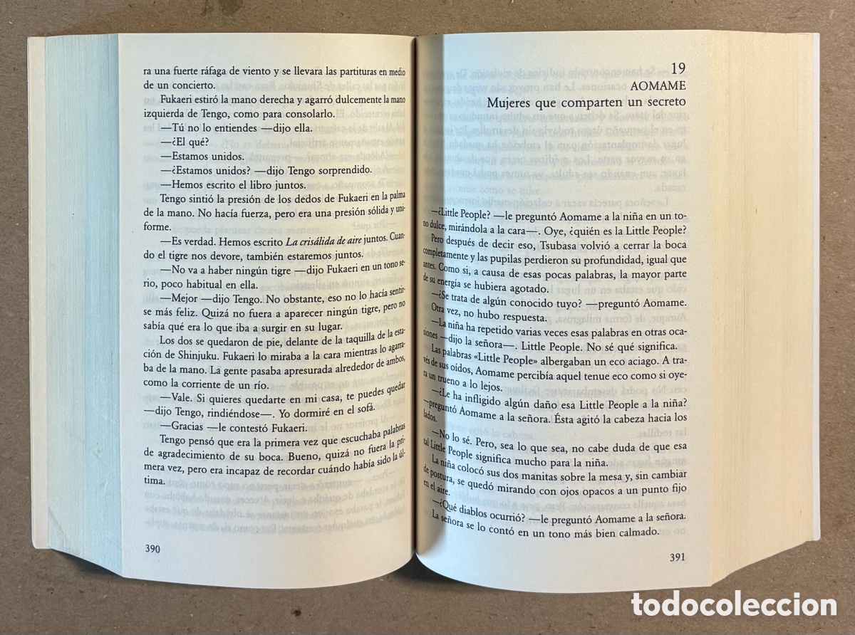 Libros de segunda mano: 1Q84. HARUKI MURAKAMI. TUSQUETS EDITORES 2017. LIBRO 1 y 2. - Foto 4