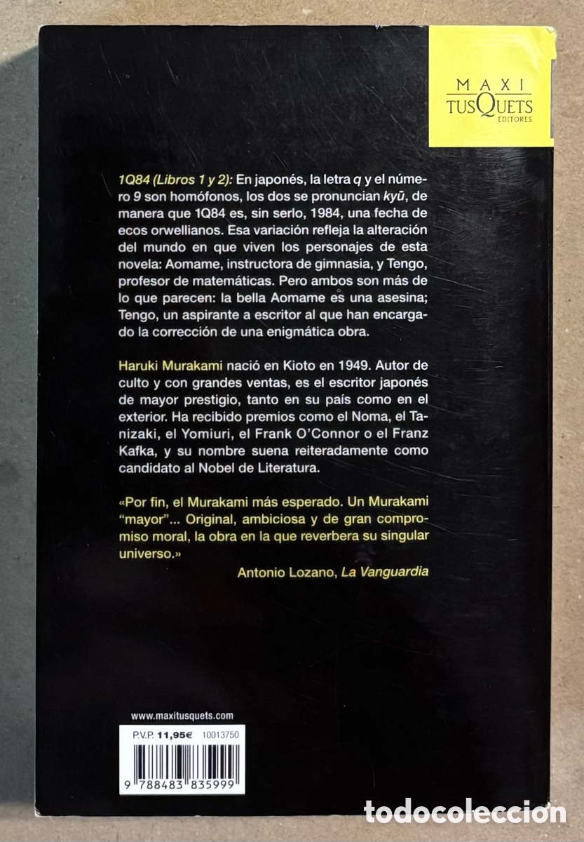 Libros de segunda mano: 1Q84. HARUKI MURAKAMI. TUSQUETS EDITORES 2017. LIBRO 1 y 2. - Foto 7