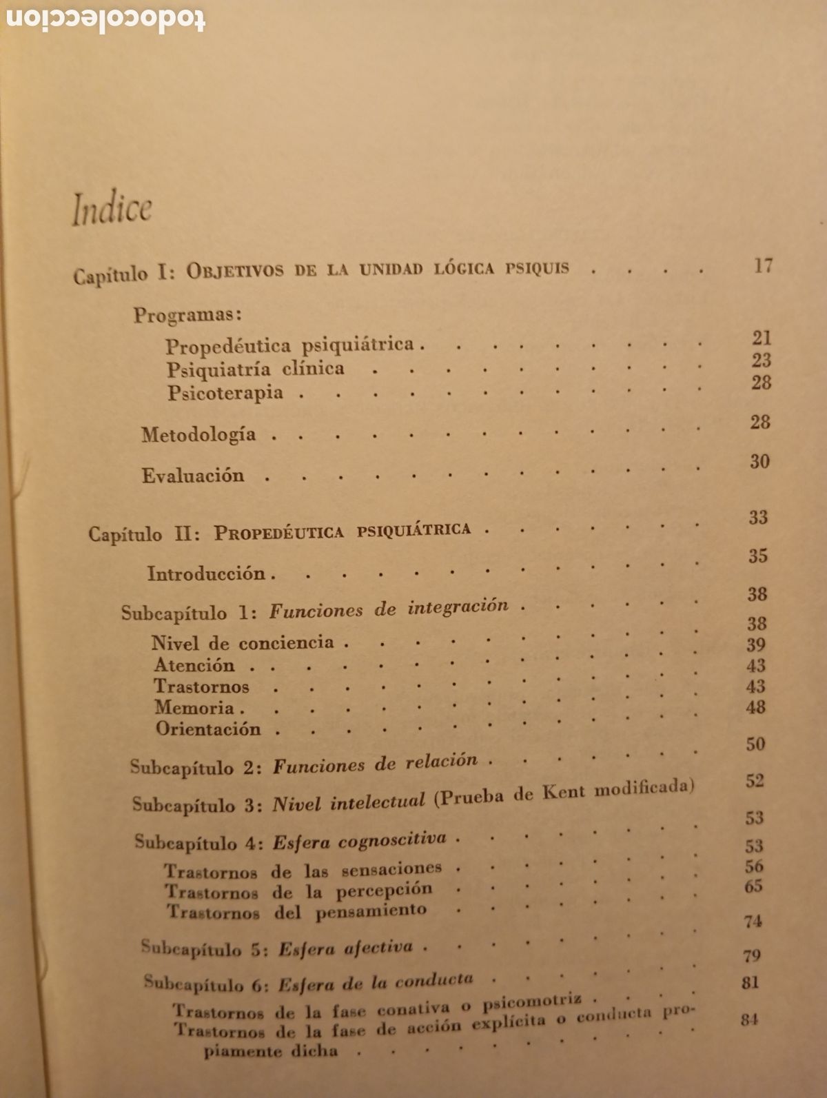 Libros de segunda mano: PROPEDEUTICA Y CLINICA PSIQUIATRICAS. - Foto 6