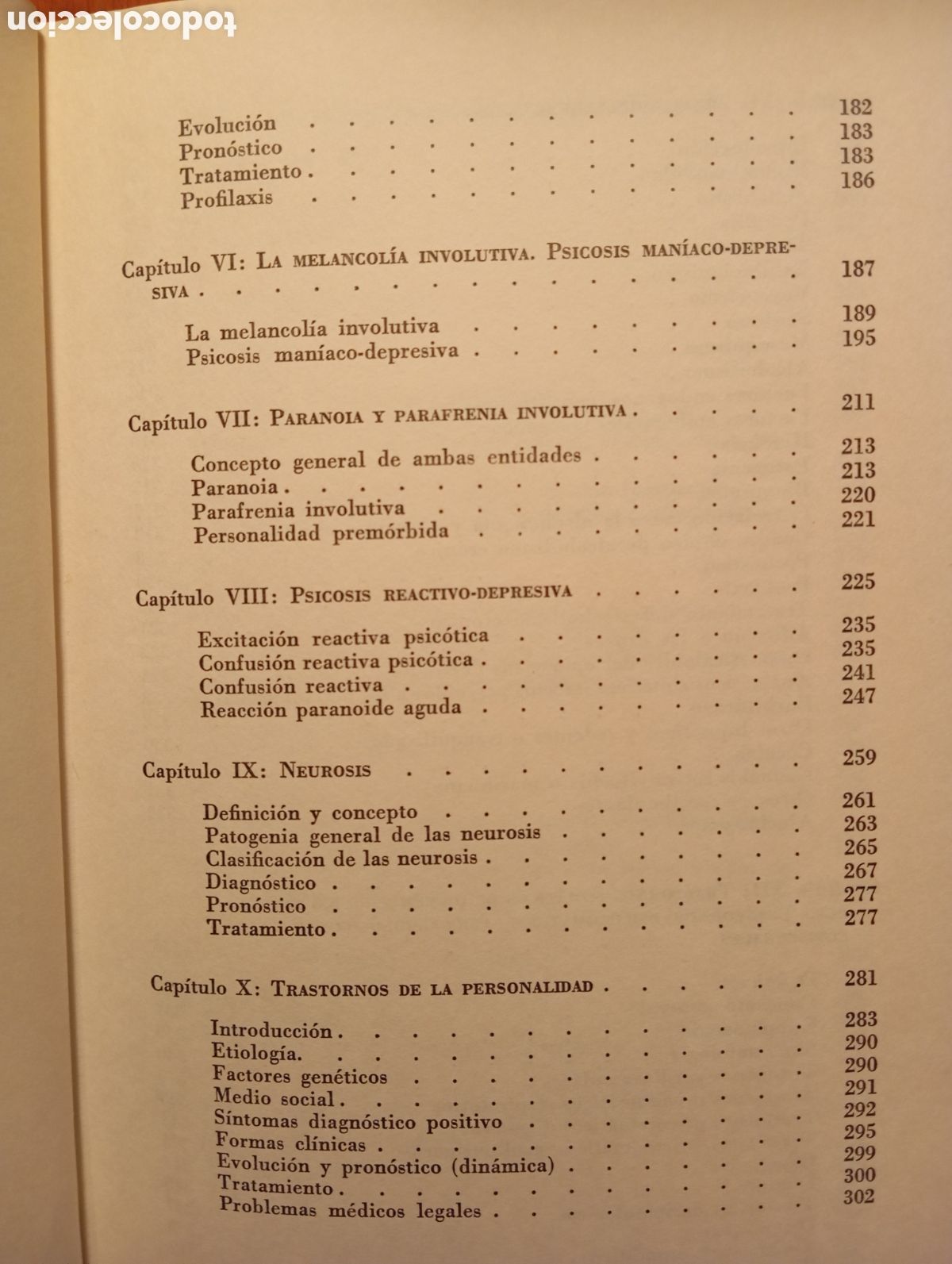 Libros de segunda mano: PROPEDEUTICA Y CLINICA PSIQUIATRICAS. - Foto 8