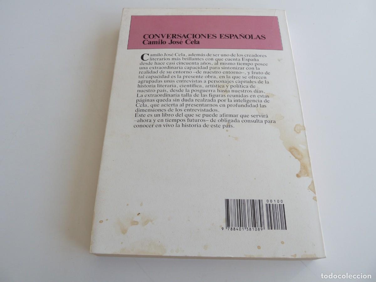 Libros de segunda mano: Conversaciones espa&ntilde;olas Camilo Jos&eacute; Cela REF: 2-84 - Foto 8