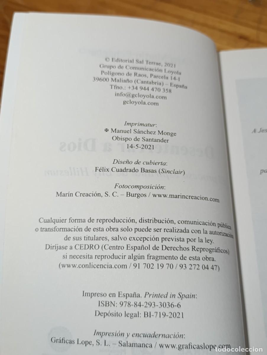 Libros de segunda mano: Desenterrar a Dios - Ana Mart&iacute;n Echag&uuml;e Sal Terrae 2021 - Foto 4