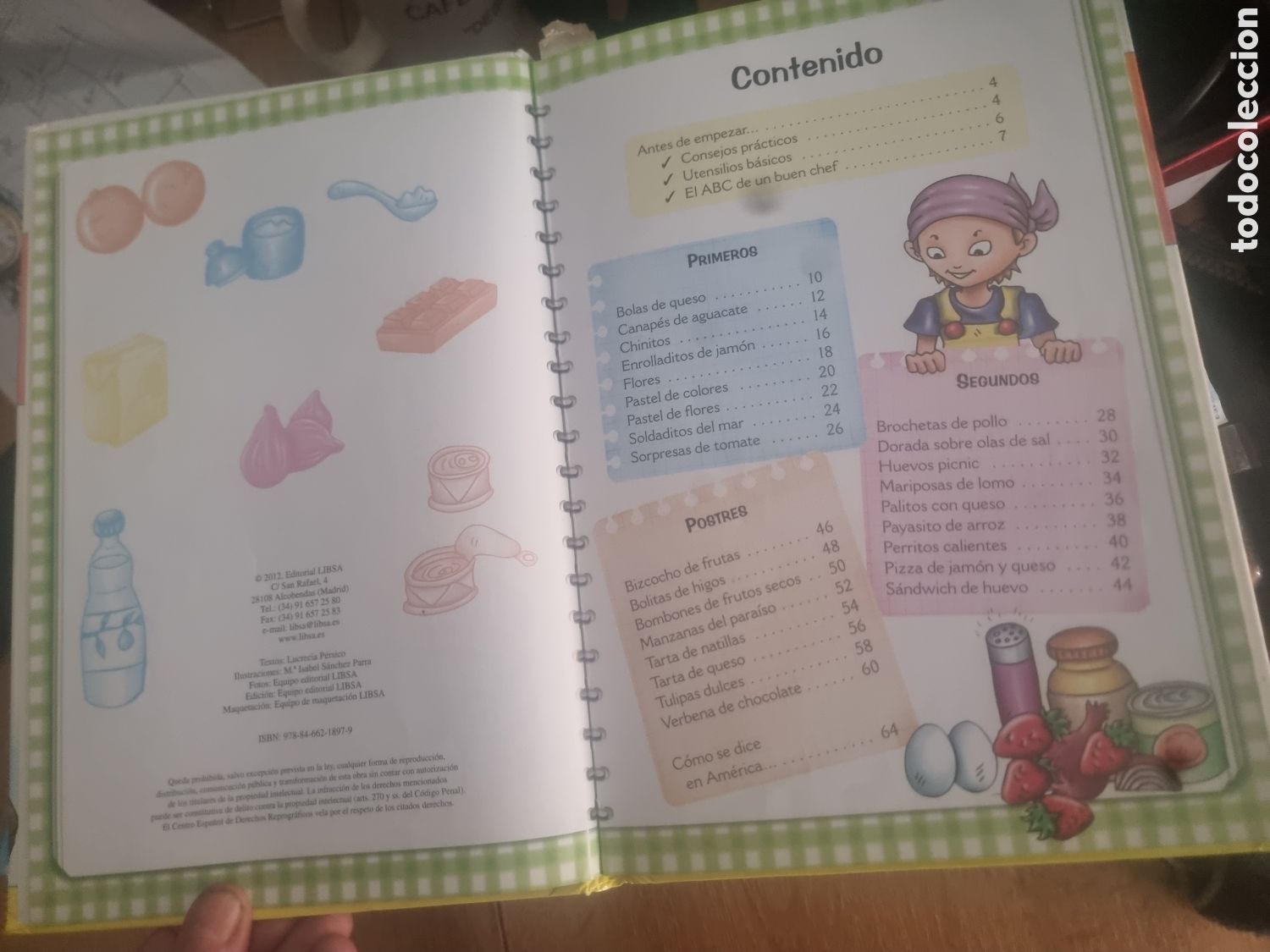 Libros de segunda mano: Cocina para ni&ntilde;os LIBSA - Foto 3